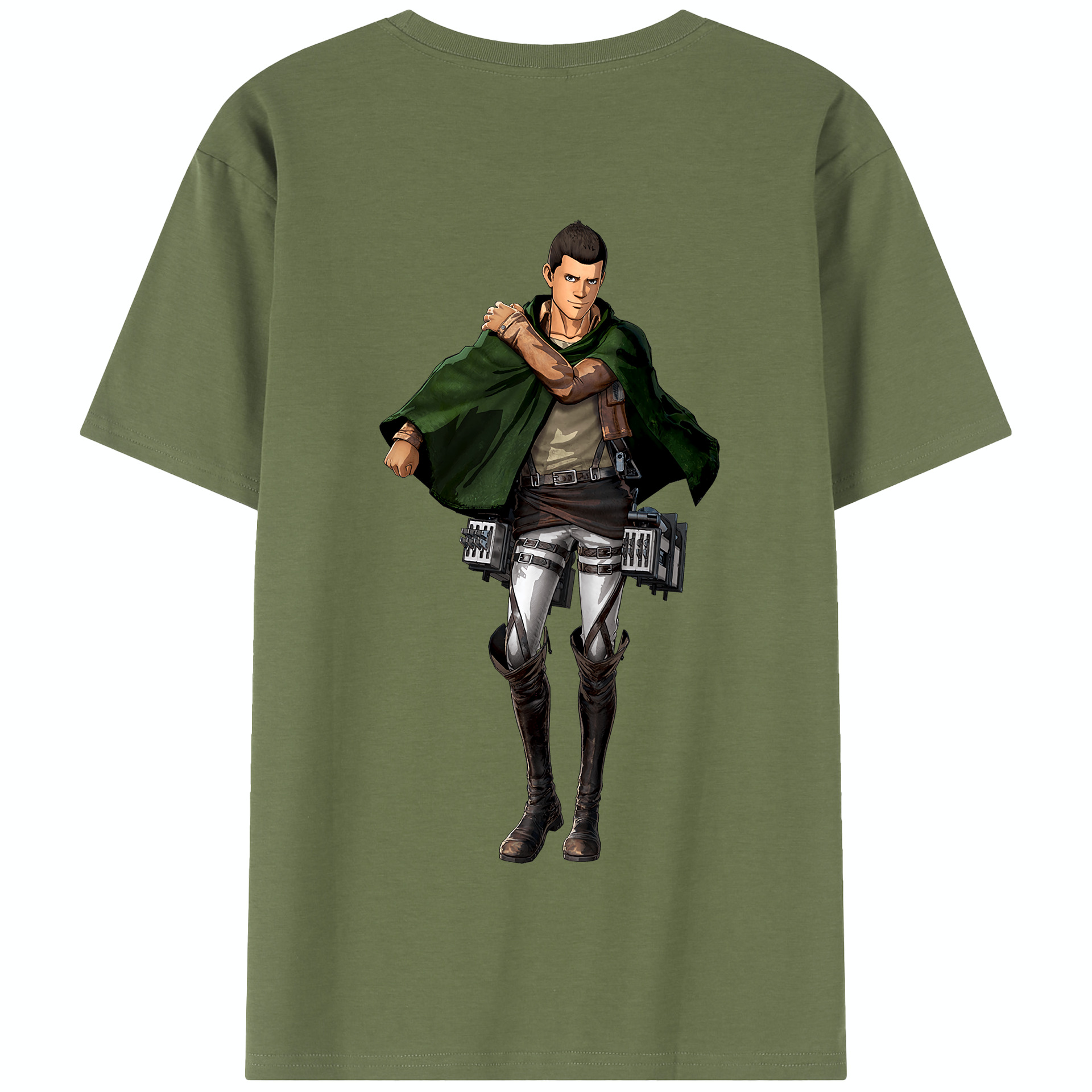 （画像用） 進撃の巨人 Attack on Titan 綿100％半袖Tシャツ（背面プリント）